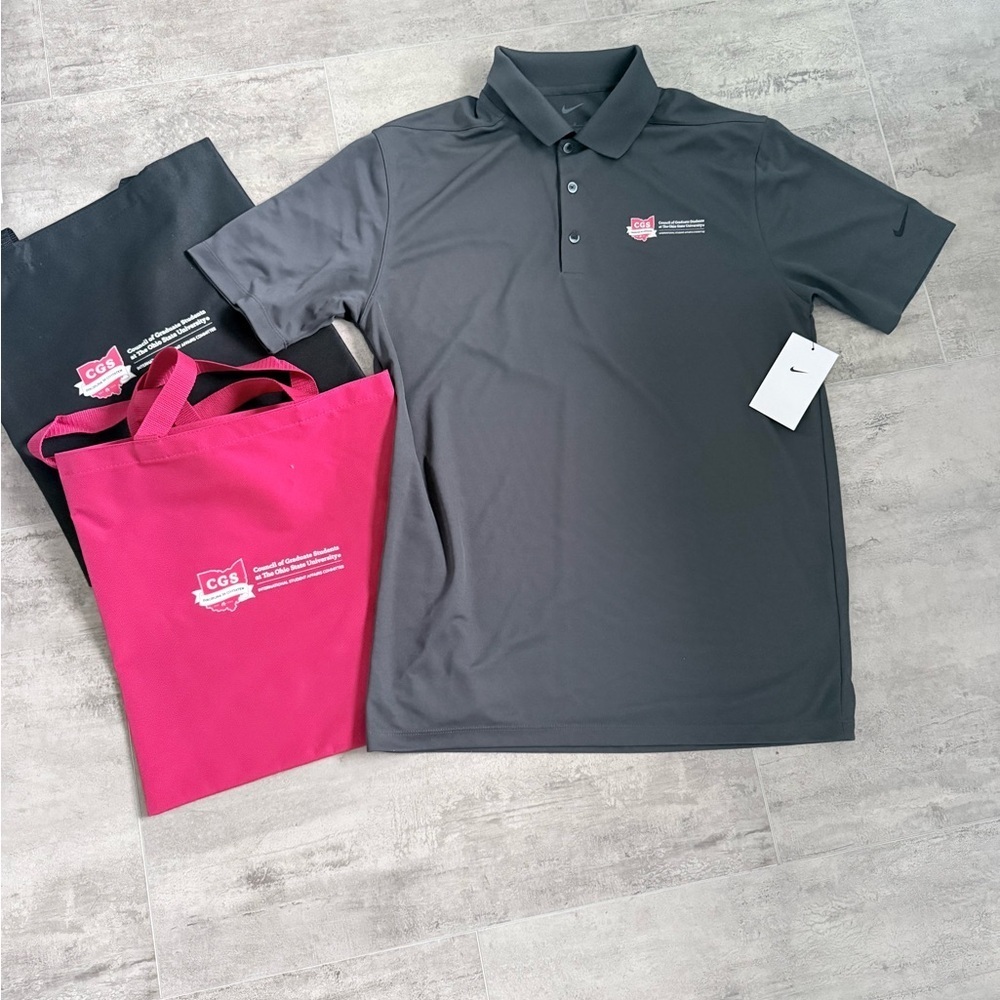 Nike Ohio State University Council of Graduate Students Men’s Polo Size M NWT
